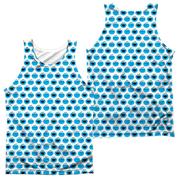 Sesame Street Simple Cookie Pattern men's all-over print tank