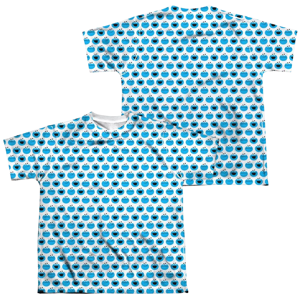 Sesame Street Simple Cookie Pattern Youth All-Over Print T-Shirt (Ages 8-12) Youth All-Over Print T-Shirt (Ages 8-12) Sesame Street   