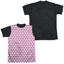 Sesame Street Simple Abby Pattern Men's Black Back T-Shirt Men's Black Back T-Shirt Sesame Street   