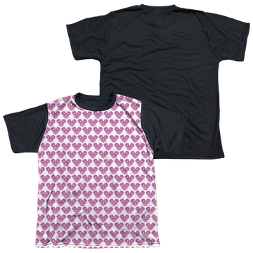 Sesame Street Simple Abby Pattern youth black back t-shirt for ages 8 to 12