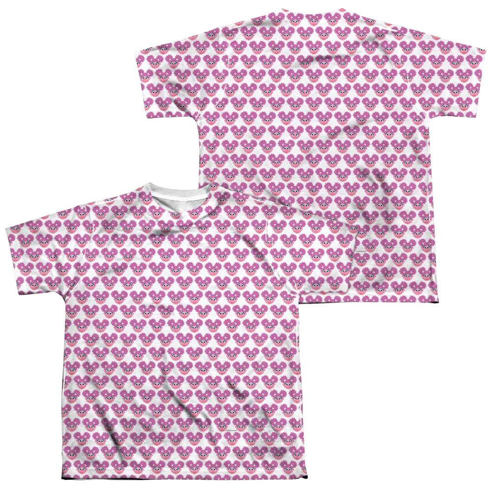 Sesame Street Simple Abby Pattern Youth All-Over Print T-Shirt (Ages 8-12) Youth All-Over Print T-Shirt (Ages 8-12) Sesame Street   