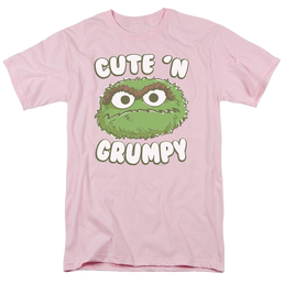 Sesame Street Cute N Grumpy Men's Regular Fit T-Shirt Men's Regular Fit T-Shirt Sesame Street   
