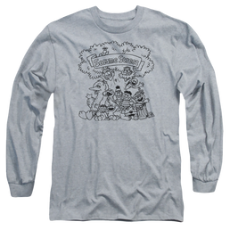 Sesame Street Simple Street - Men's Long Sleeve T-Shirt Men's Long Sleeve T-Shirt Sesame Street   