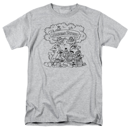 Sesame Street Simple Street - Men's Regular Fit T-Shirt Men's Regular Fit T-Shirt Sesame Street   