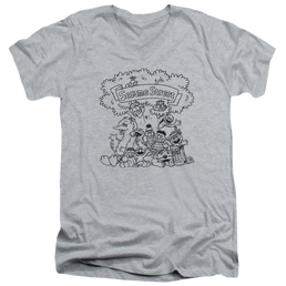 Sesame Street Simple Street - Men's V-Neck T-Shirt Men's V-Neck T-Shirt Sesame Street   