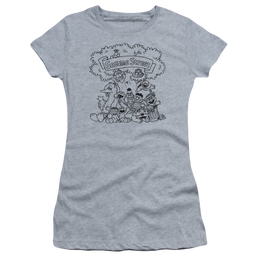Sesame Street Simple Street - Juniors T-Shirt Juniors T-Shirt Sesame Street   