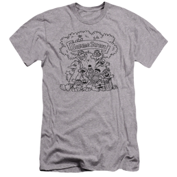 Sesame Street Simple Street - Men's Premium Slim Fit T-Shirt Men's Premium Slim Fit T-Shirt Sesame Street   