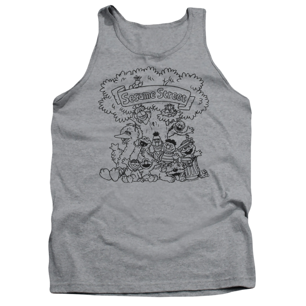 Sesame Street Simple Street - Men's Tank Top Men's Tank Sesame Street   