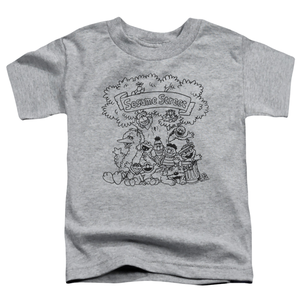 Sesame Street Simple Street - Toddler T-Shirt Toddler T-Shirt Sesame Street   