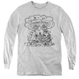 Sesame Street Simple Street - Youth Long Sleeve T-Shirt Youth Long Sleeve T-Shirt Sesame Street   