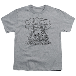 Sesame Street Simple Street - Youth T-Shirt Youth T-Shirt (Ages 8-12) Sesame Street   