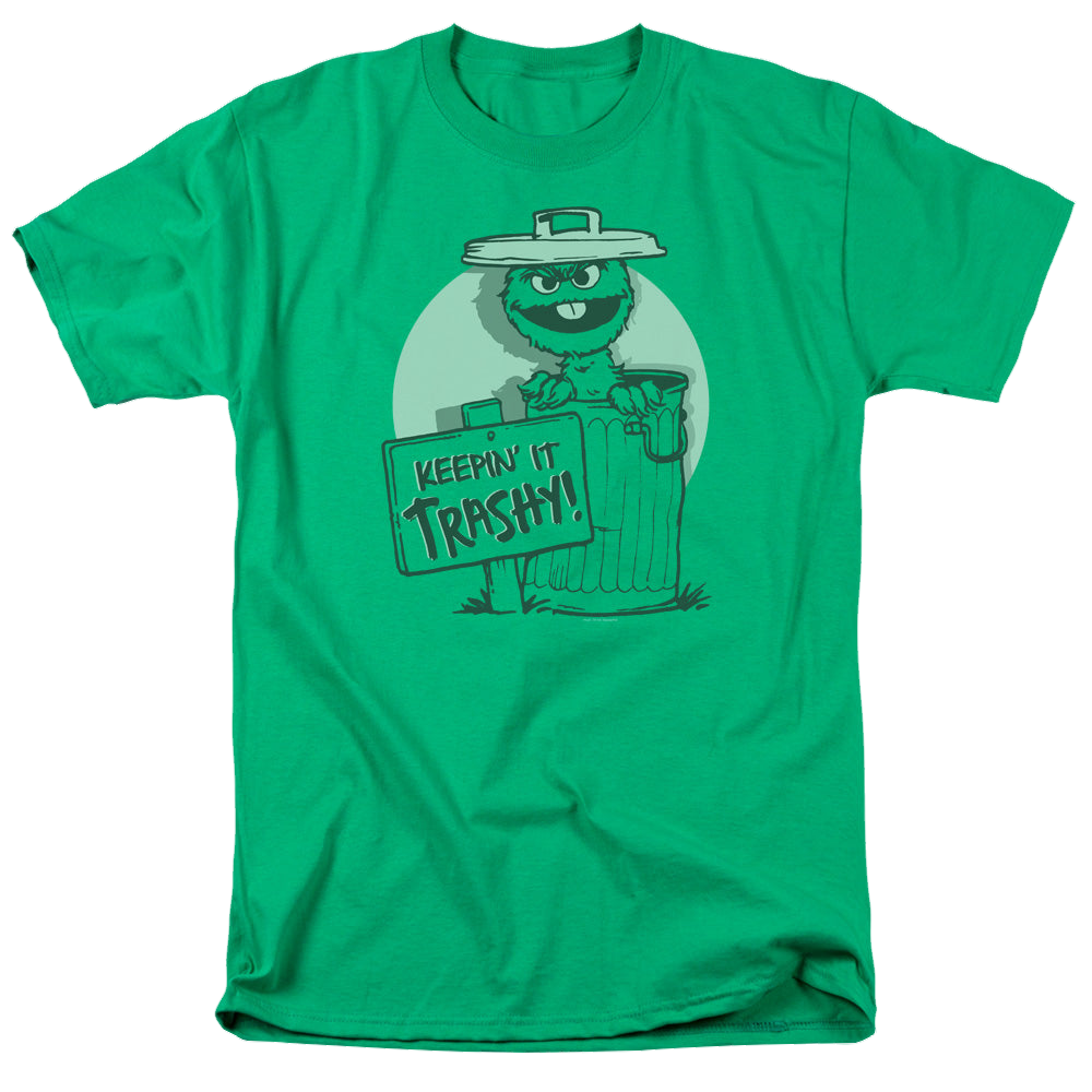 Sesame Street Keepin It Trashy - Men's Regular Fit T-Shirt Men's Regular Fit T-Shirt Sesame Street   