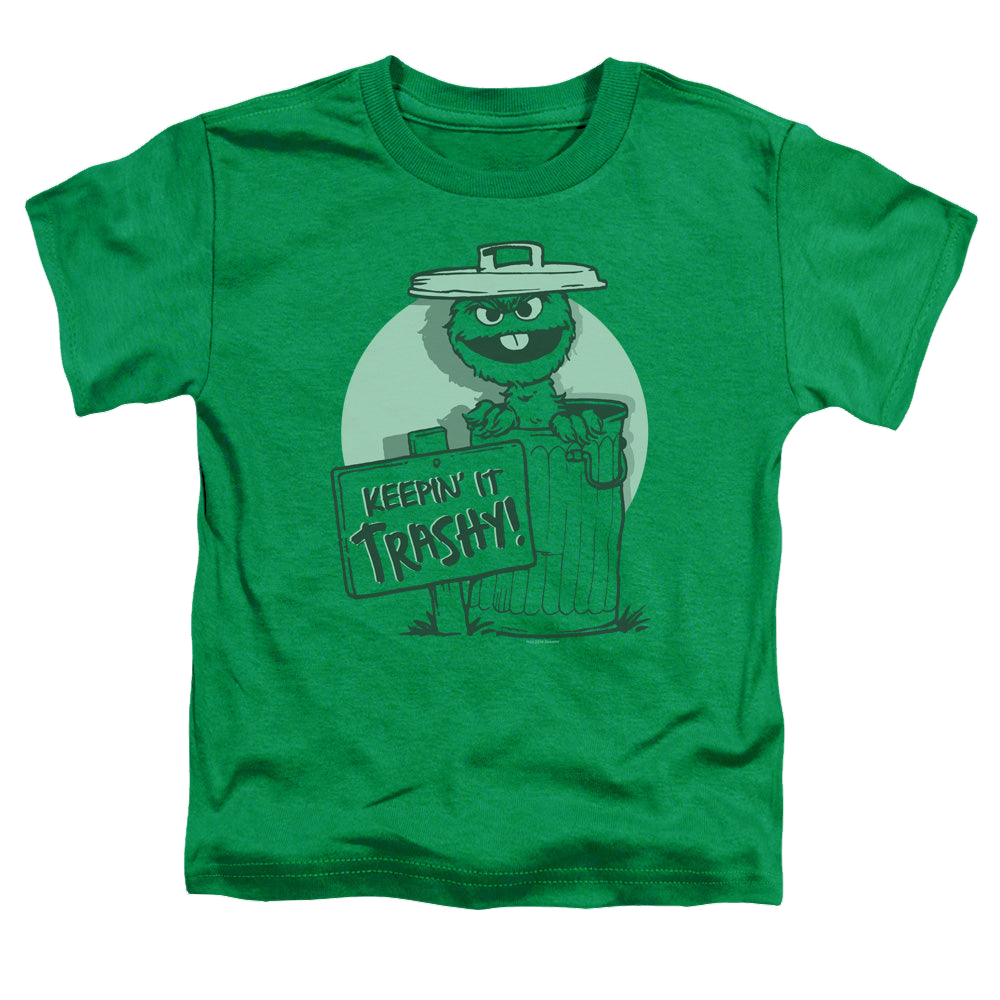 Sesame Street Keepin It Trashy - Toddler T-Shirt Toddler T-Shirt Sesame Street   