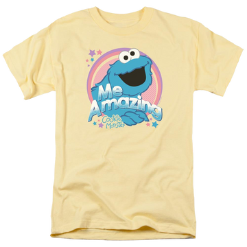 Banana men's regular fit t-shirt with Sesame Street Me Amazing graphic