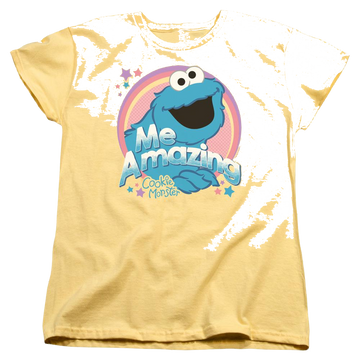 Banana women's t-shirt with Sesame Street Me Amazing graphic