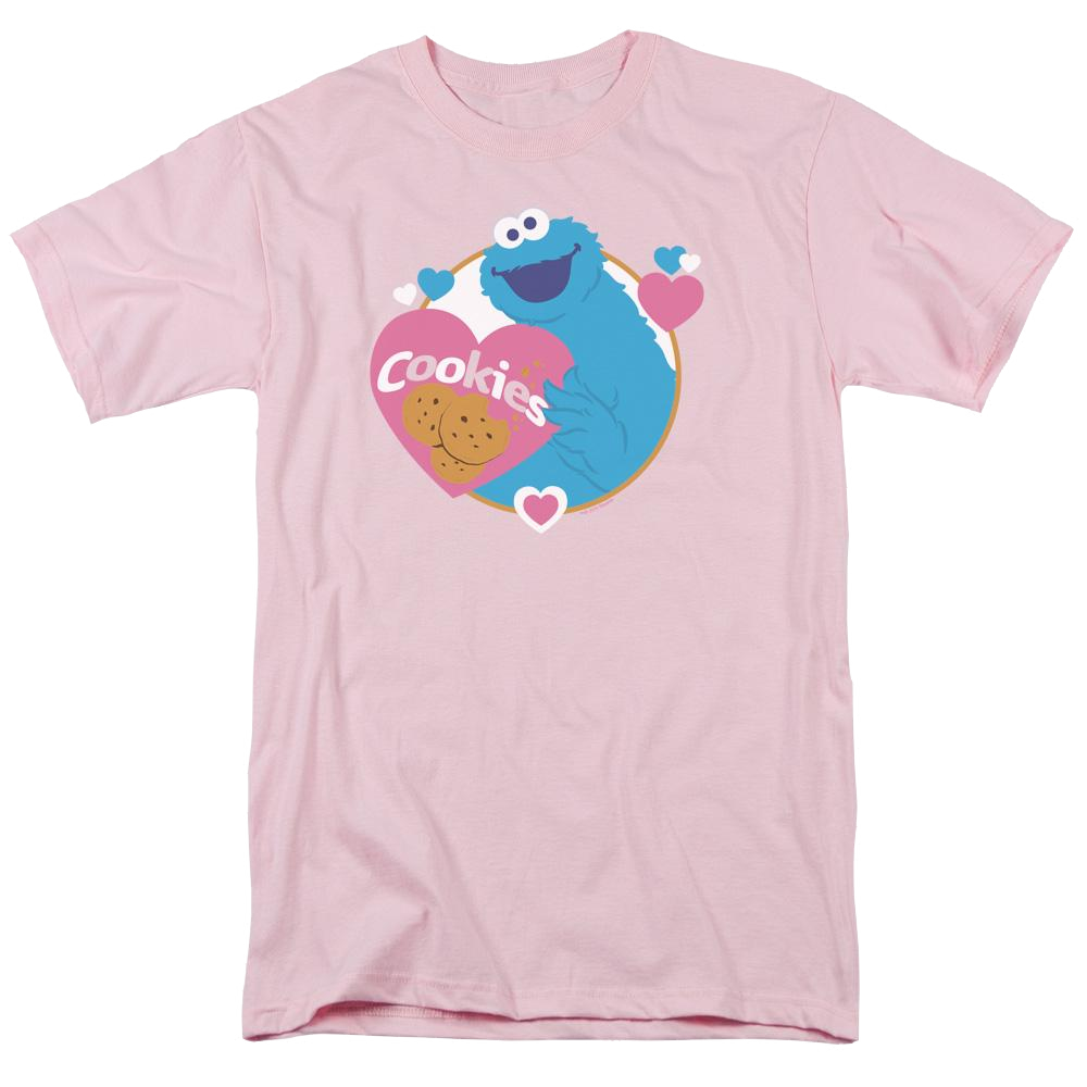 Sesame Street Love Cookies Men's Regular Fit T-Shirt Men's Regular Fit T-Shirt Sesame Street   