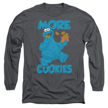 Sesame Street More Cookies - Men's Long Sleeve T-Shirt Men's Long Sleeve T-Shirt Sesame Street   