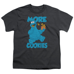 Sesame Street More Cookies - Youth T-Shirt Youth T-Shirt (Ages 8-12) Sesame Street   