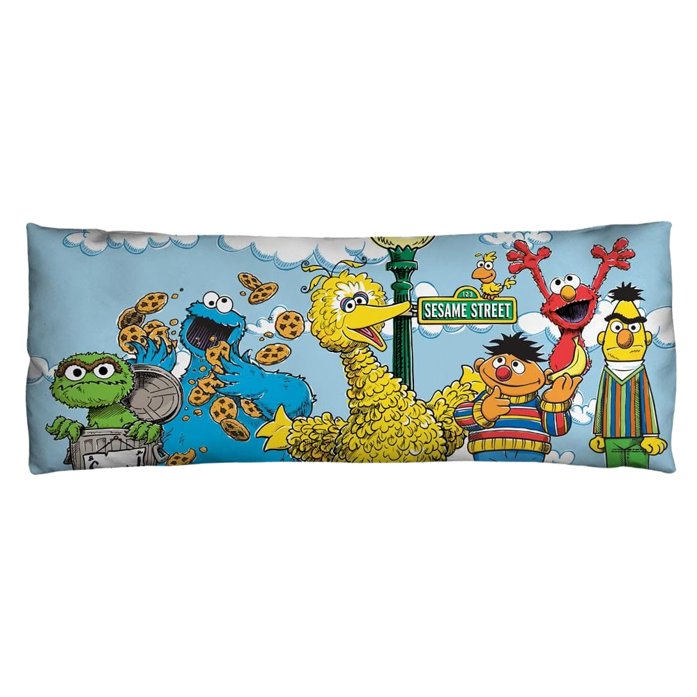 Sesame Street - Retro Gang Body Pillow Body Pillows Sesame Street   