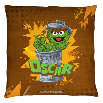 Sesame Street Oscar throw pillow