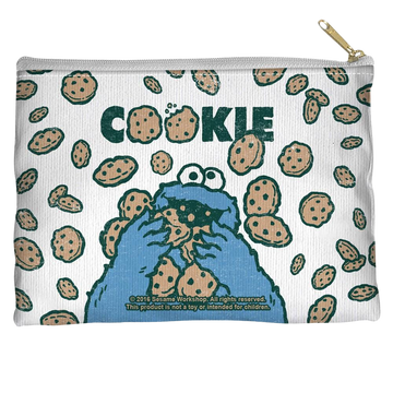 Sesame Street - Cookie Crumble Straight Bottom Pouch Straight Bottom Accessory Pouches Sesame Street   