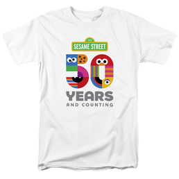 Sesame Street 50 Years Logo - Men's Regular Fit T-Shirt Men's Regular Fit T-Shirt Sesame Street   