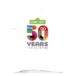Sesame Street 50 Years Logo - Kid's T-Shirt Kid's T-Shirt (Ages 4-7) Sesame Street   