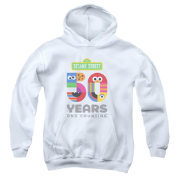 Sesame Street 50 Years Logo - Youth Hoodie Youth Hoodie (Ages 8-12) Sesame Street   