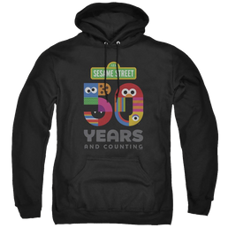 Sesame Street 50 Years Logo - Pullover Hoodie Pullover Hoodie Sesame Street   