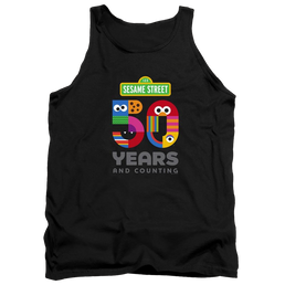 Sesame Street 50 Years Logo - Men's Tank Top Men's Tank Sesame Street   