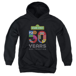 Sesame Street 50 Years Logo - Youth Hoodie Youth Hoodie (Ages 8-12) Sesame Street   