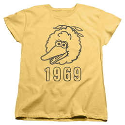 Sesame Street Big Bird 1969 - Women's T-Shirt Women's T-Shirt Sesame Street   