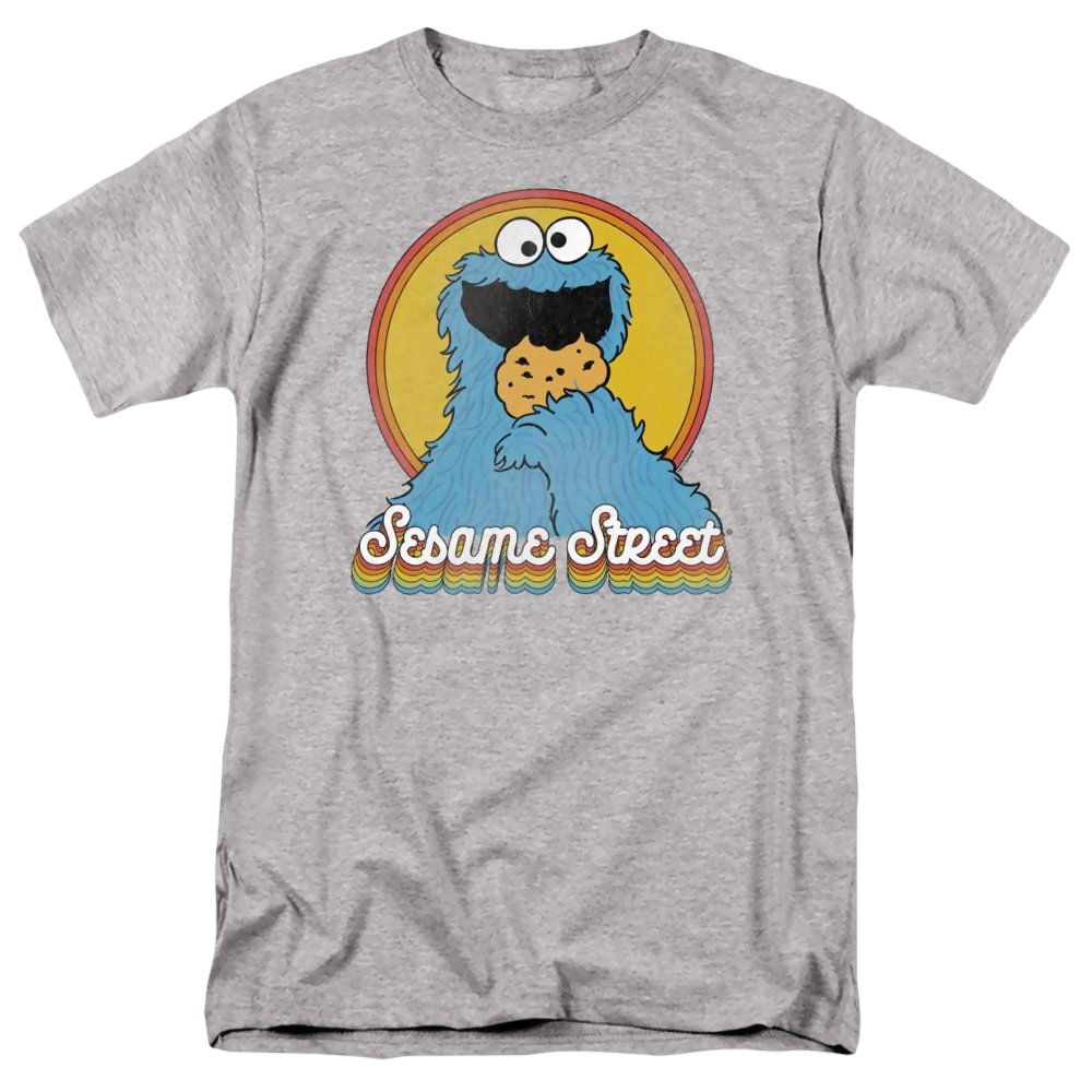 Sesame Street Cookie Monster Layers - Men's Regular Fit T-Shirt Men's Regular Fit T-Shirt Sesame Street   