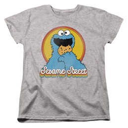 Sesame Street Cookie Monster Layers - Women's T-Shirt Women's T-Shirt Sesame Street   
