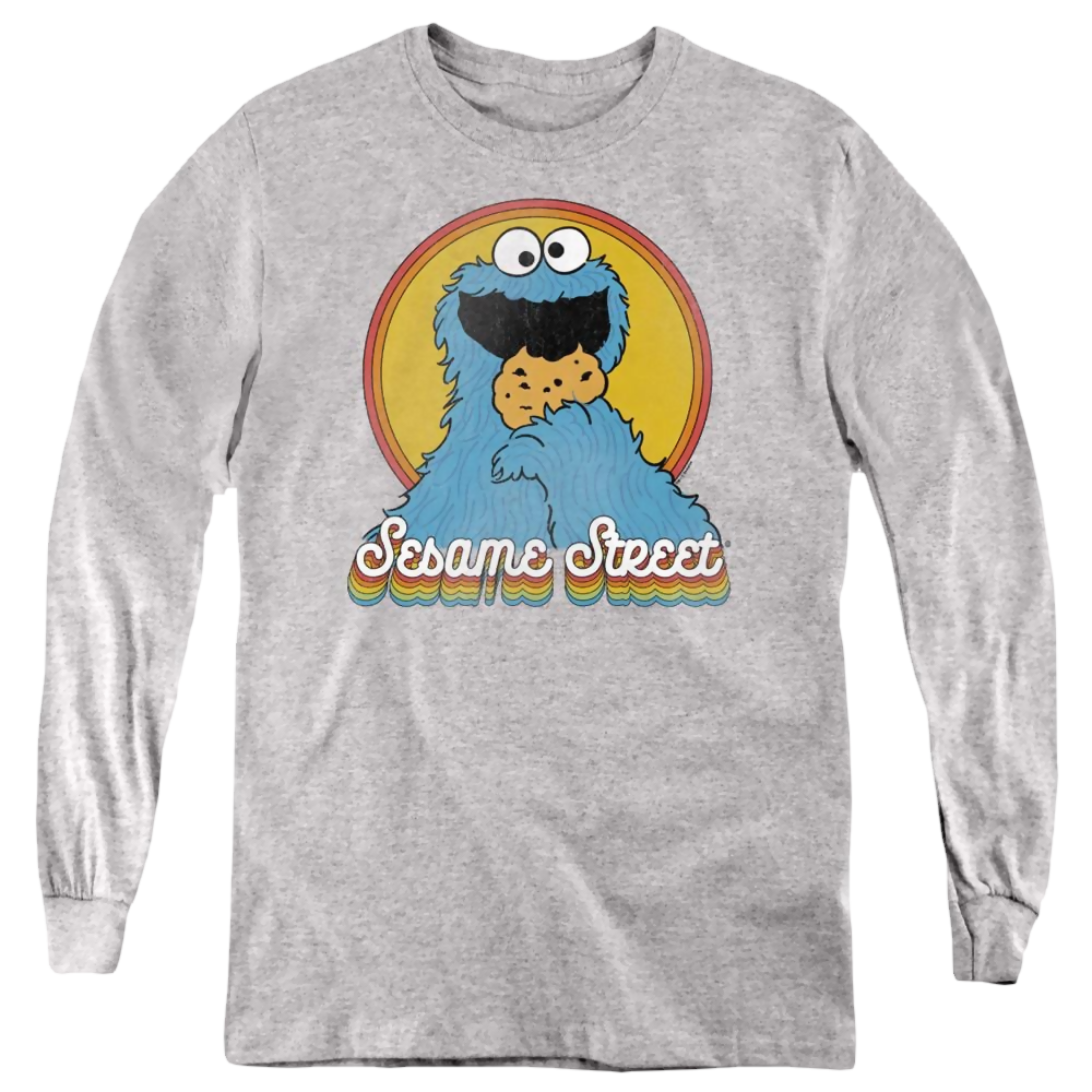Sesame Street Cookie Monster Layers - Youth Long Sleeve T-Shirt Youth Long Sleeve T-Shirt Sesame Street   