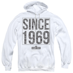 Sesame Street Since 1969 Pattern - Pullover Hoodie Pullover Hoodie Sesame Street   