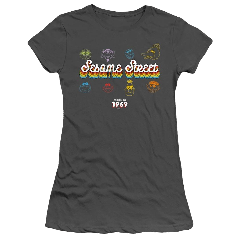 Sesame Street Made In 1969 - Juniors T-Shirt Juniors T-Shirt Sesame Street   