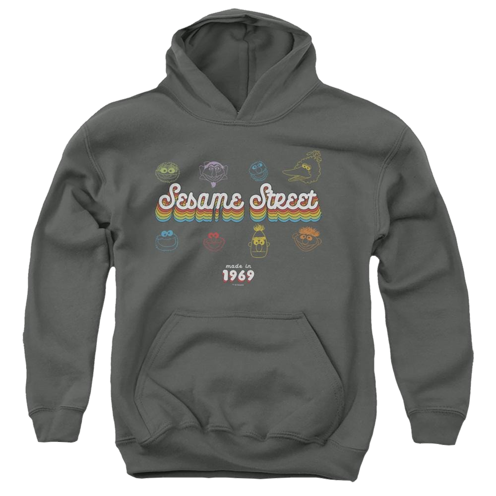 Sesame Street Made In 1969 - Youth Hoodie Youth Hoodie (Ages 8-12) Sesame Street   