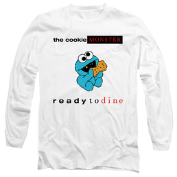 Sesame Street Ready To Dine - Men's Long Sleeve T-Shirt Men's Long Sleeve T-Shirt Sesame Street   