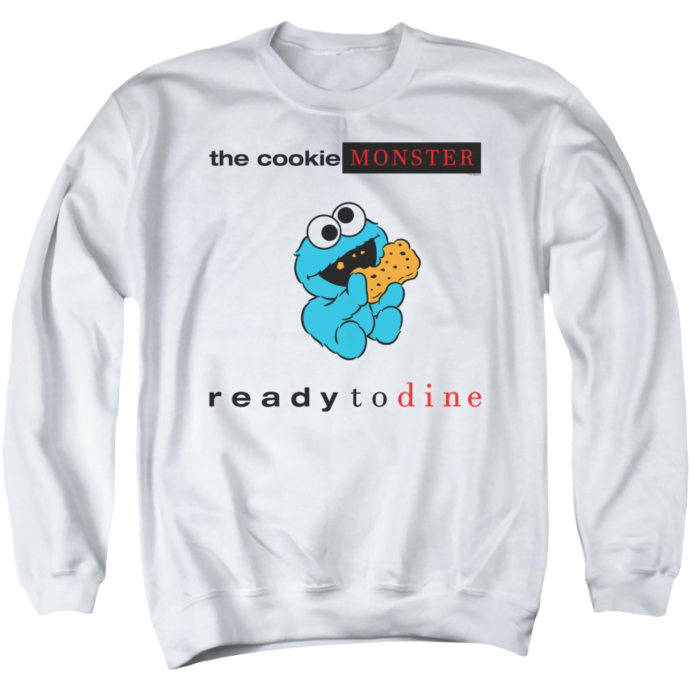 Sesame Street Ready To Dine - Men's Crewneck Sweatshirt Men's Crewneck Sweatshirt Sesame Street   