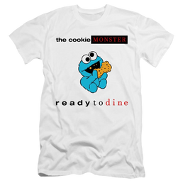 Sesame Street Ready To Dine - Men's Premium Slim Fit T-Shirt Men's Premium Slim Fit T-Shirt Sesame Street   