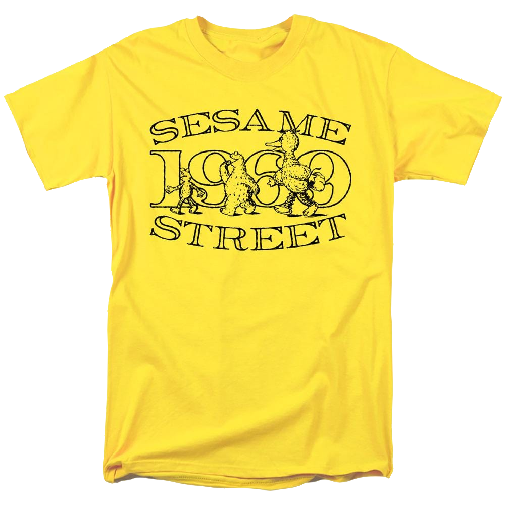 Sesame Street Friend Stroll - Men's Regular Fit T-Shirt Men's Regular Fit T-Shirt Sesame Street   
