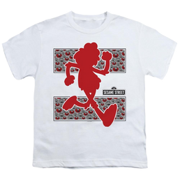Sesame Street Elmo Runs - Youth T-Shirt Youth T-Shirt (Ages 8-12) Sesame Street   