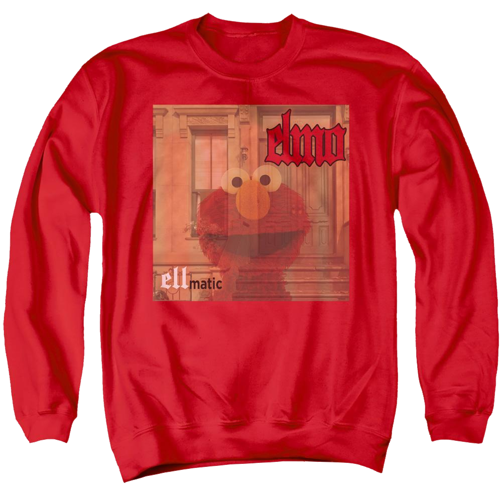 Sesame Street Ellmatic - Men's Crewneck Sweatshirt Men's Crewneck Sweatshirt Sesame Street   