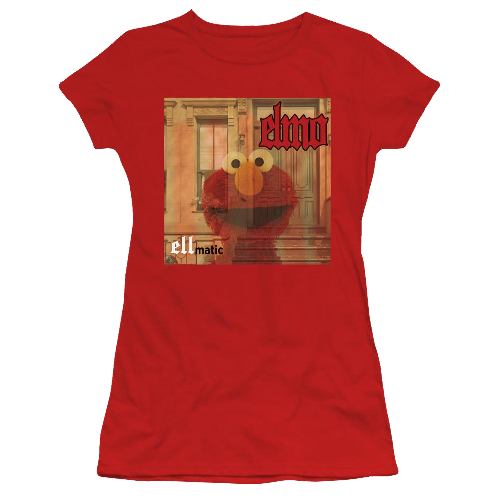 Sesame Street Ellmatic - Juniors T-Shirt Juniors T-Shirt Sesame Street   