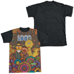 Sesame Street Psychedelic 69 - Men's Black Back T-Shirt Men's Black Back T-Shirt Sesame Street   
