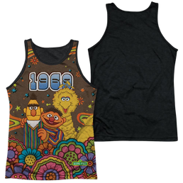 Sesame Street Psychedelic 69 - Men's Black Back Tank Top Men's Black Back Tank Sesame Street   