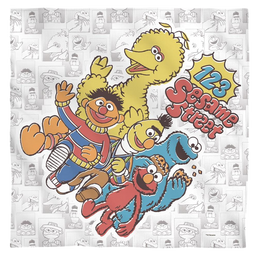 Sesame Street 123 Sesame Street - Bandana Bandanas Sesame Street   