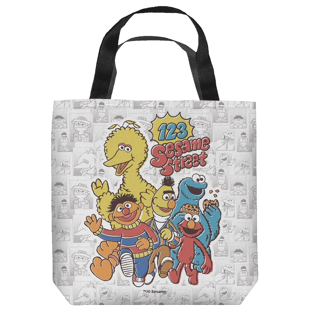 Sesame Street 123 Sesame Street - Tote Bag Tote Bags Sesame Street   