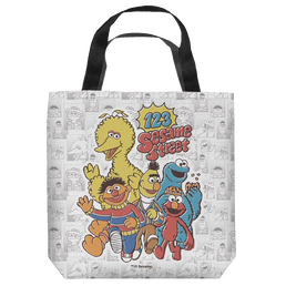 Sesame Street 123 Sesame Street - Tote Bag Tote Bags Sesame Street   
